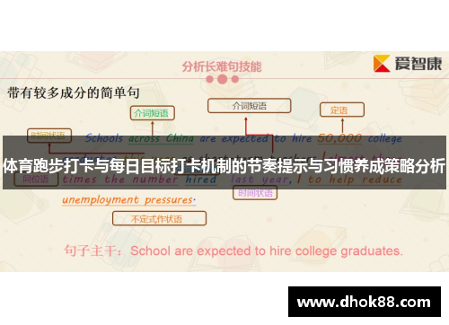 体育跑步打卡与每日目标打卡机制的节奏提示与习惯养成策略分析
